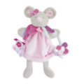 Doudou et Compagnie Marionnette Souris Pearly - 28 cm